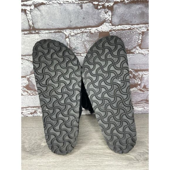 Birkenstock Arizona Black Suede Fur Cork Slides Sandals Women’s Sz 37EU/6.5M US - Picture 7 of 16